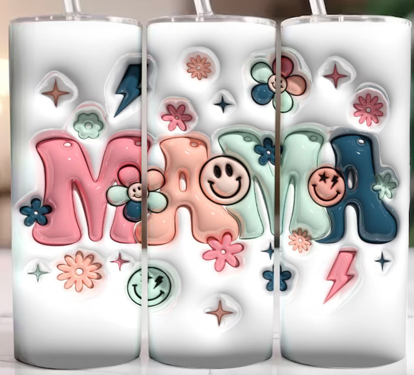 Puffy Mama 20oz Tumbler