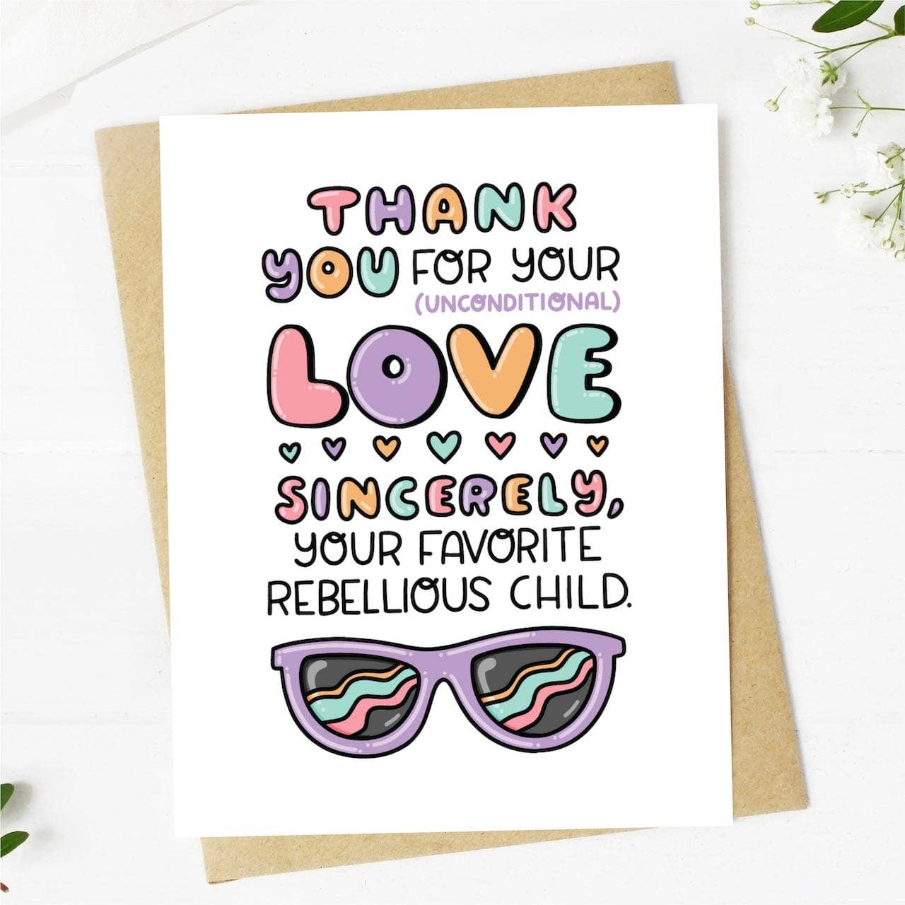 Funny Mother's Day Card from Your Rebel Child