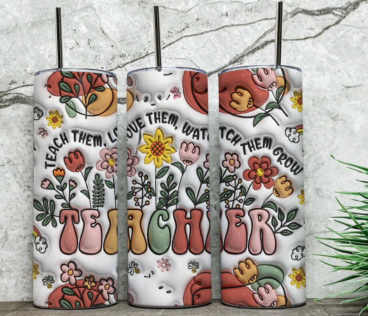 Puffy 20oz Teacher Tumbler