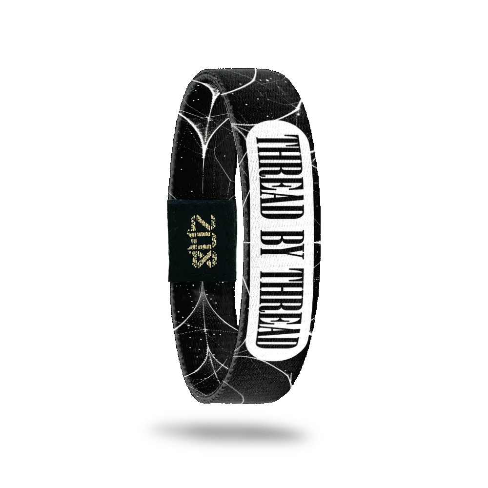 Thread By Thread Spider Web Halloween Bracelet: Medium