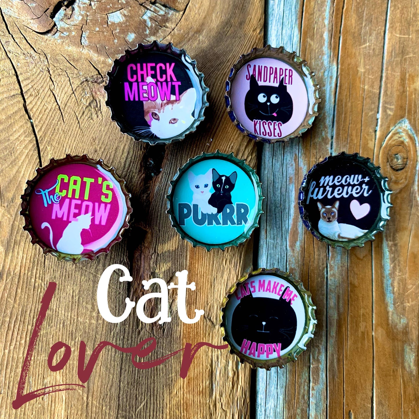 Cat Lover Magnets - Fun, Handmade & Eco-friendly