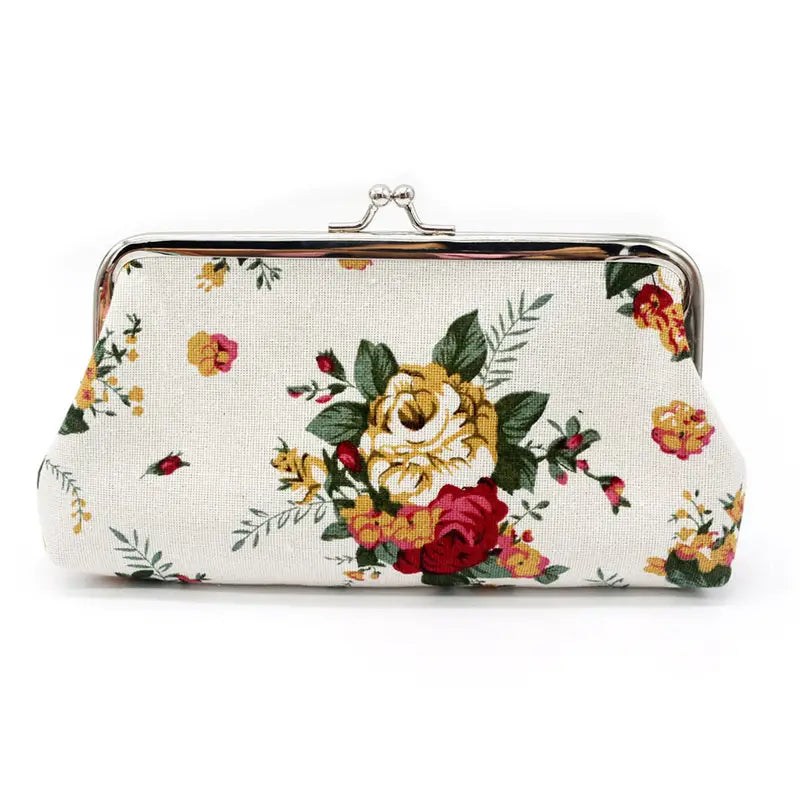 Vintage Floral Coin Purse