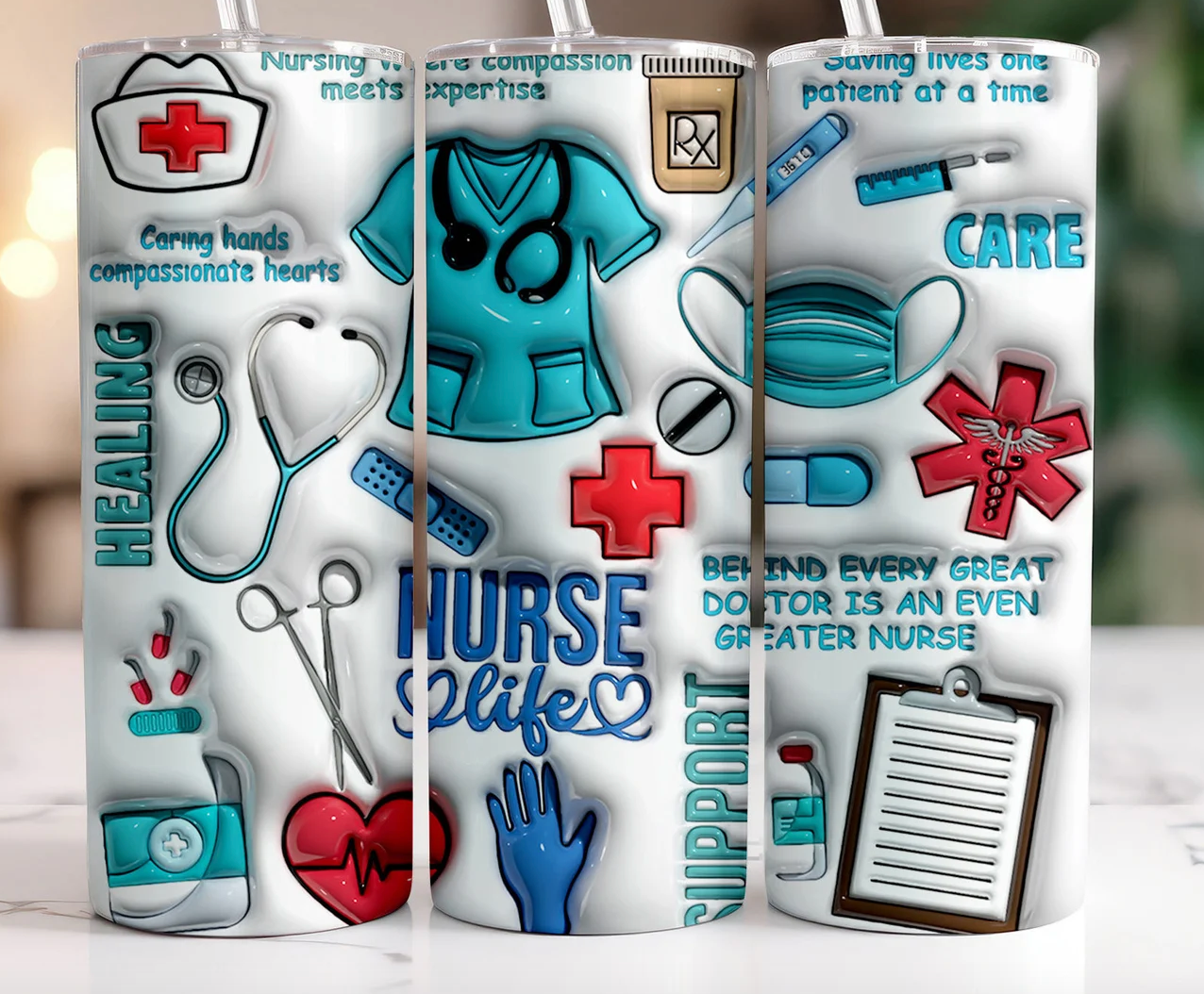 Puffy Nurse 20oz Tumbler