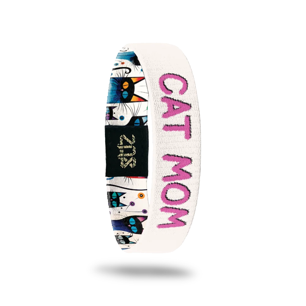 Cat Mom - Mother's Day Collection - Elastic Bracelet: Medium