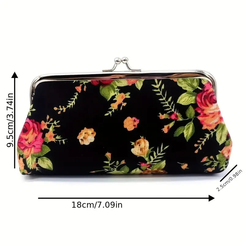 Vintage Floral Coin Purse