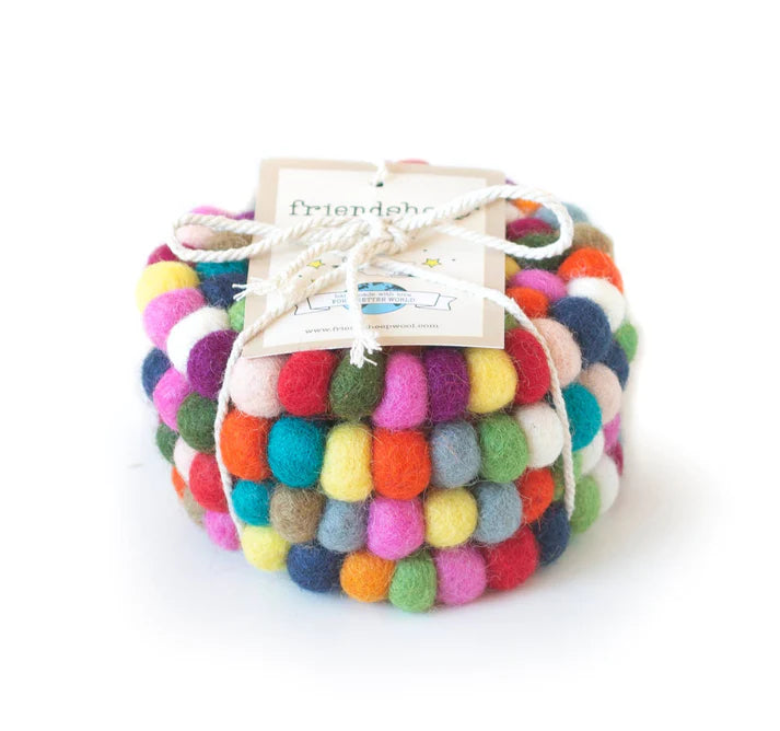 Candy Cane Eco Coasters and Trivets