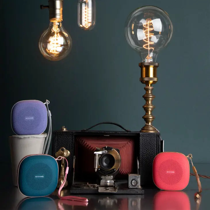 Tune Tag-a-long Splash Proof Speaker - Rose Gold/Navy