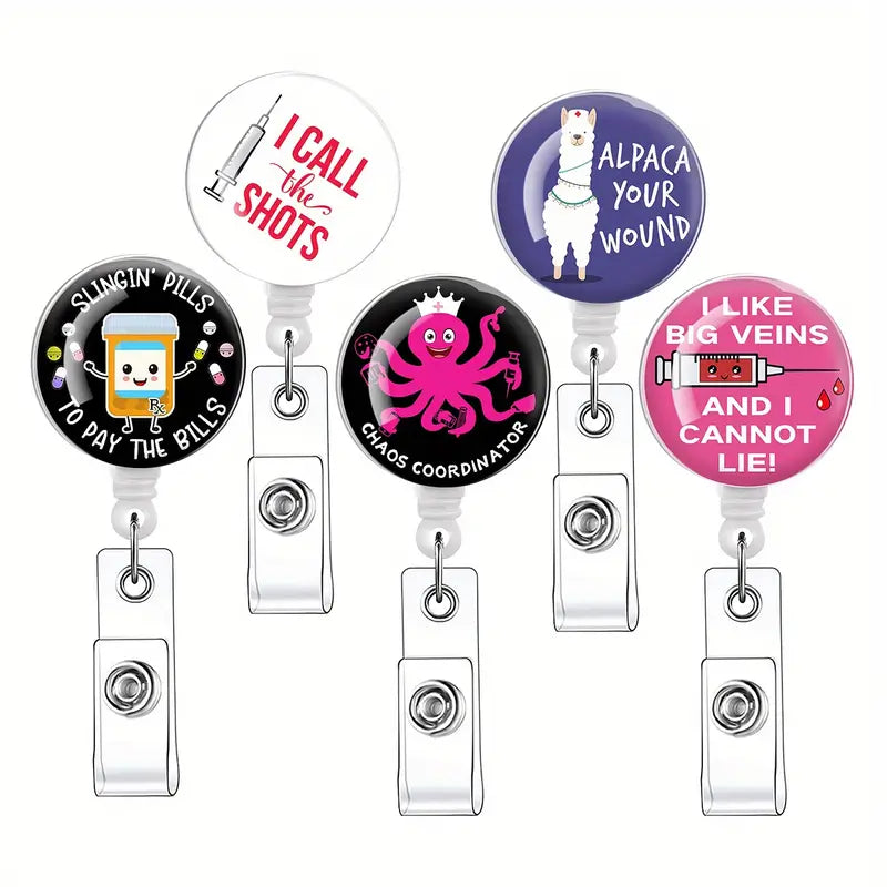 Nurse Retractable Badge Holders