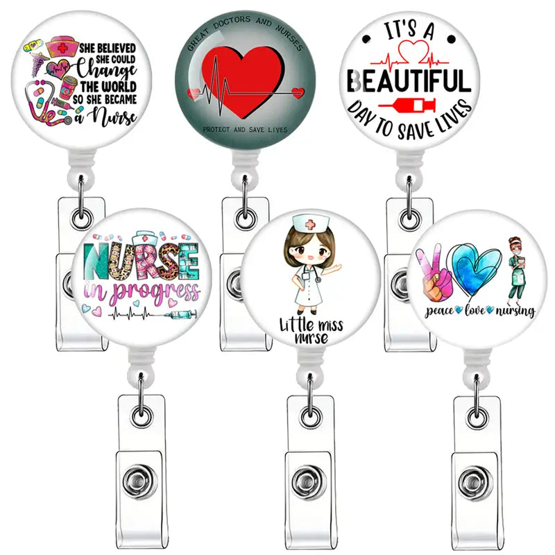 Nurse Retractable Badge Holders