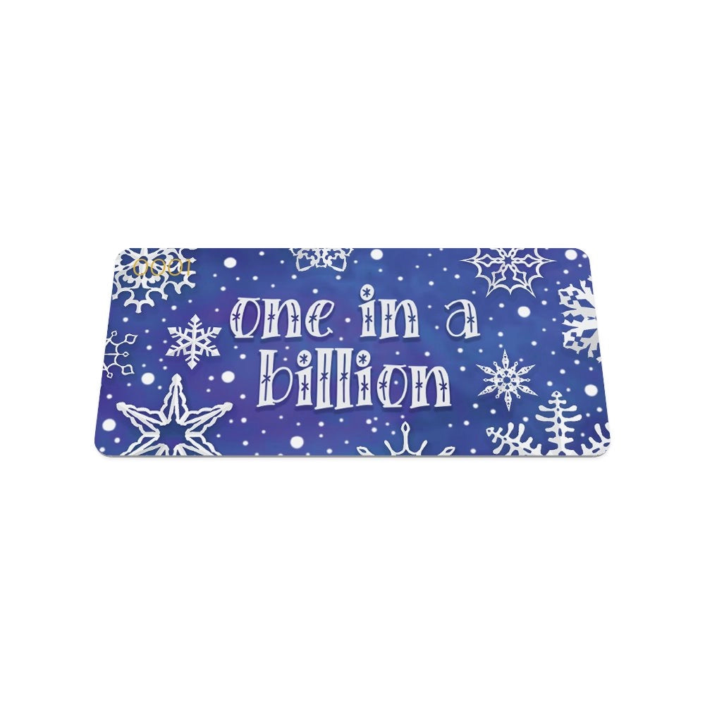 One In A Billion Wristband Christmas Snowflake Winter Snow
