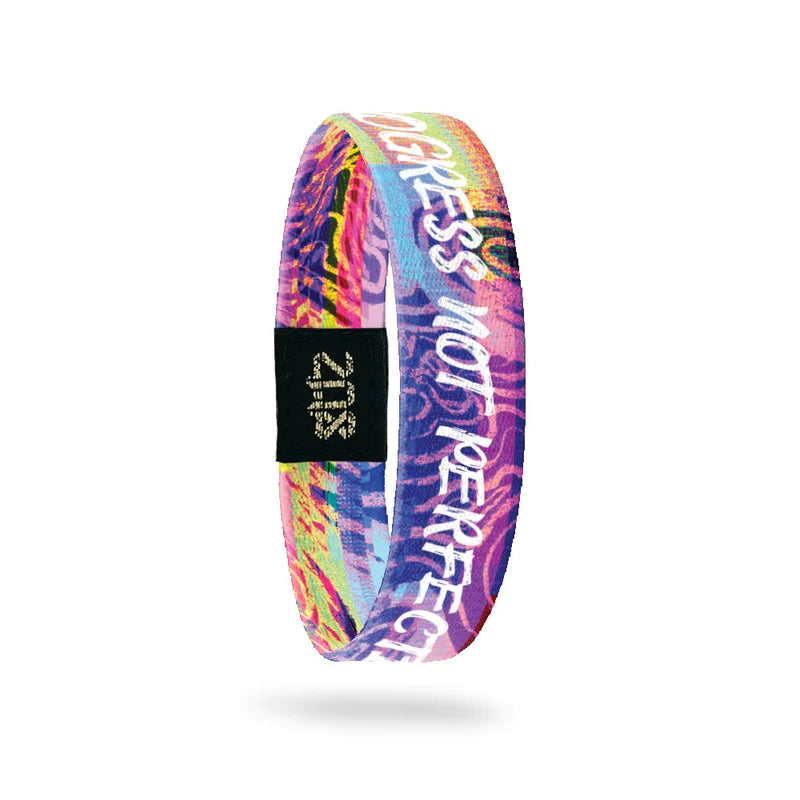 Progress Not Perfection Wristband- Child Size