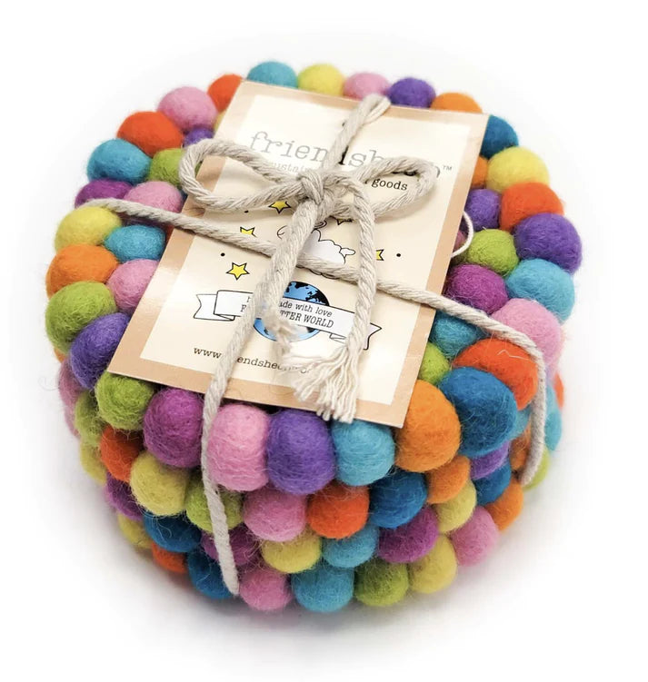 Candy Cane Eco Coasters and Trivets