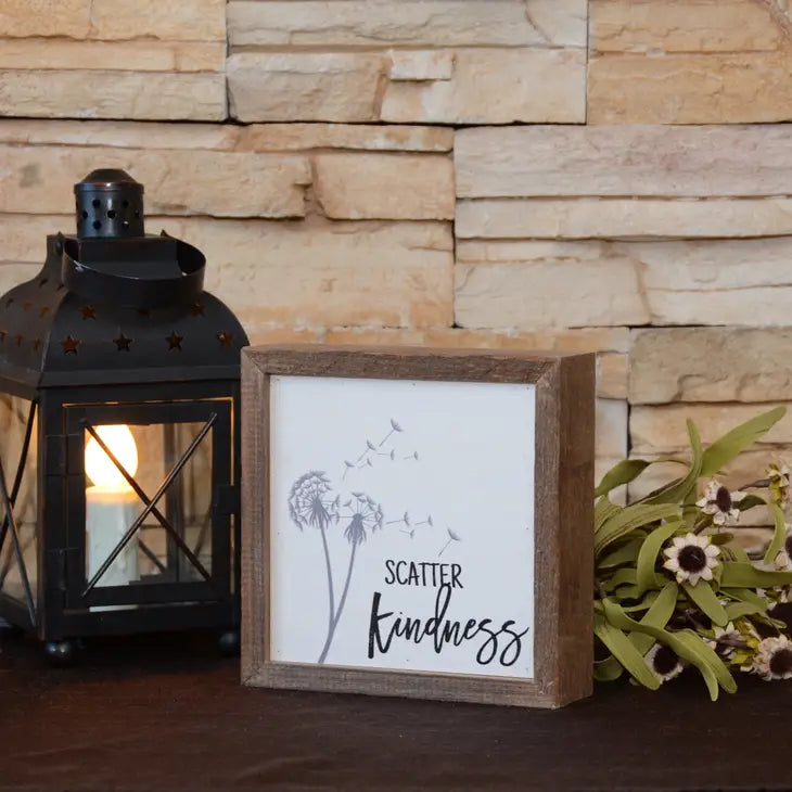 Scatter Kindness Standup Sign