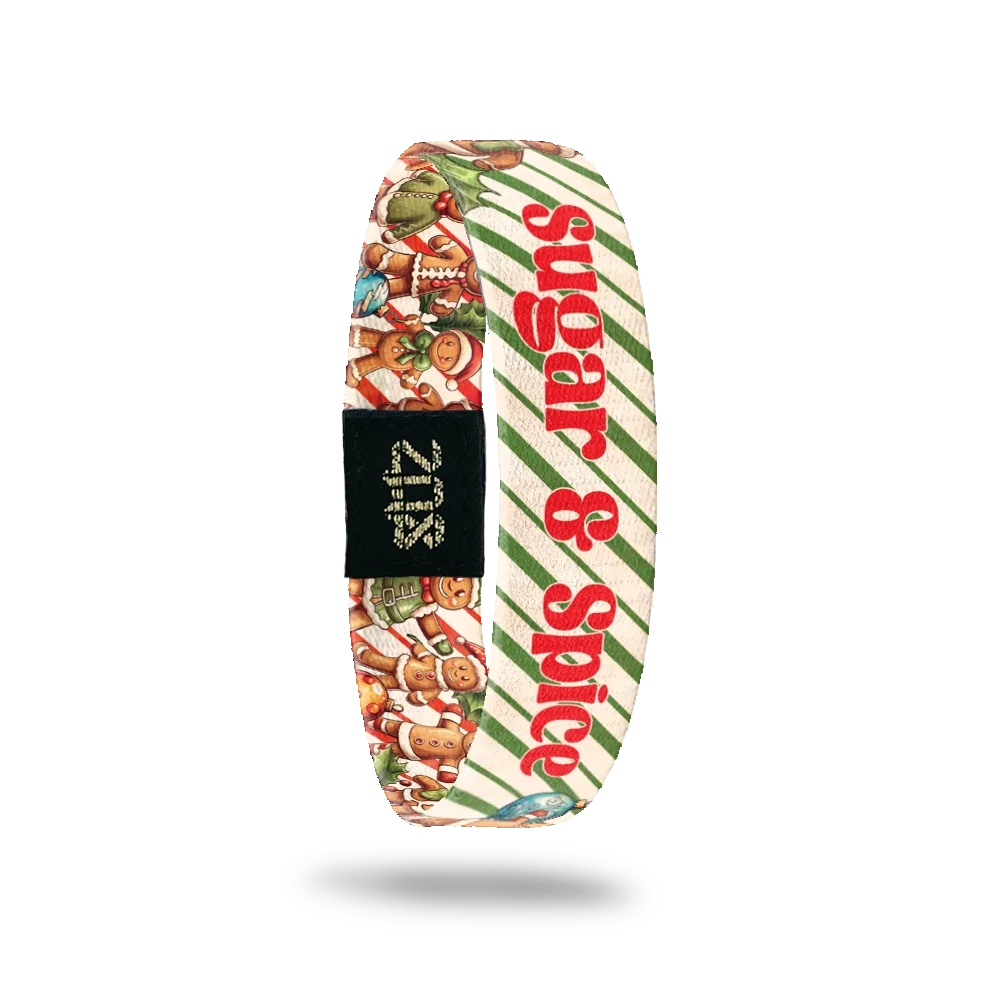 Sugar and Spice Wristband - Christmas