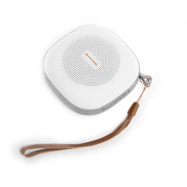 Tune Tag-Along Splash Proof Speaker - Platnium and Whte