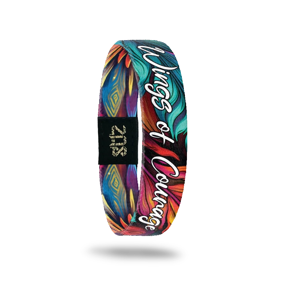 Wings of Courage Halloween Wristband