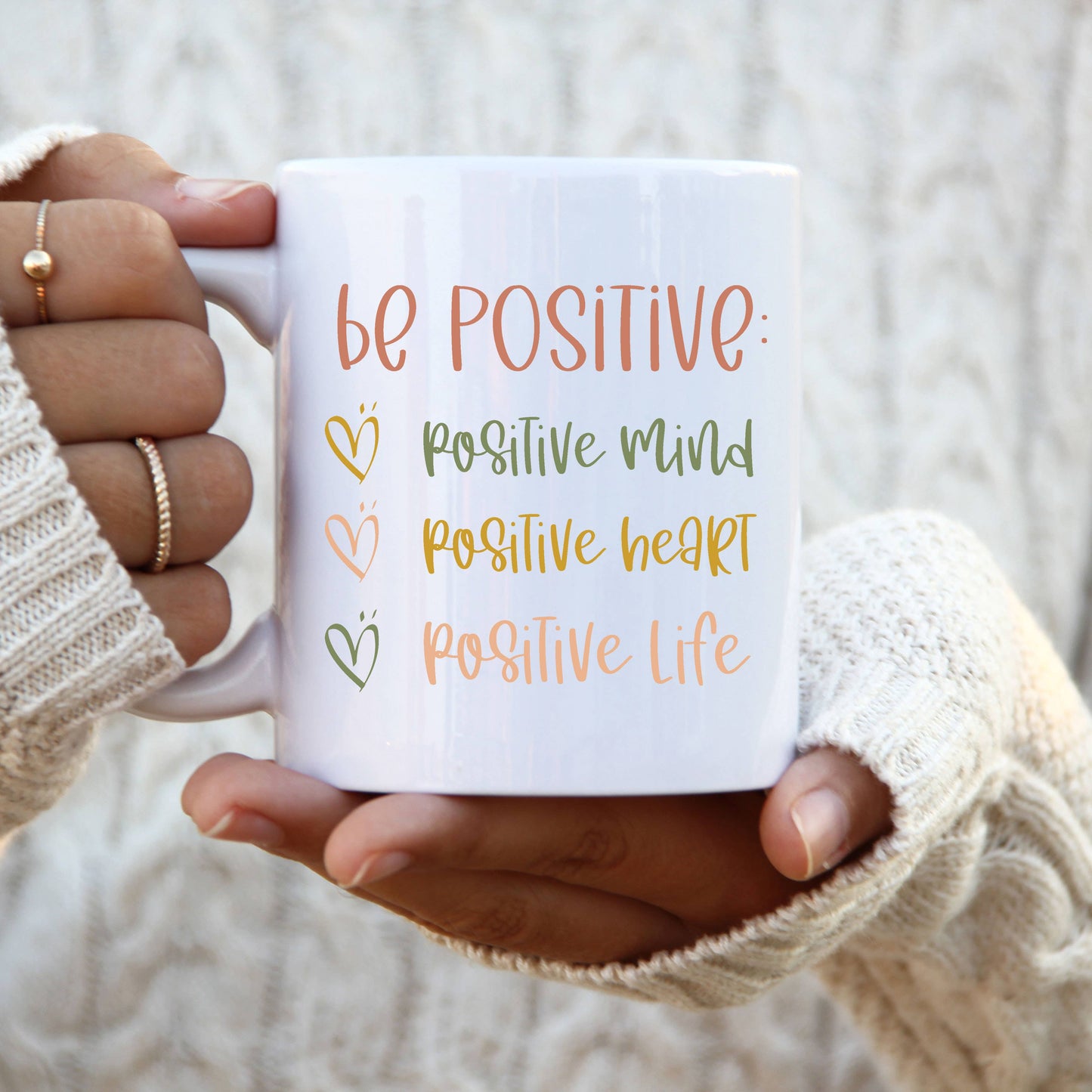 Be Positive Coffee Cup
