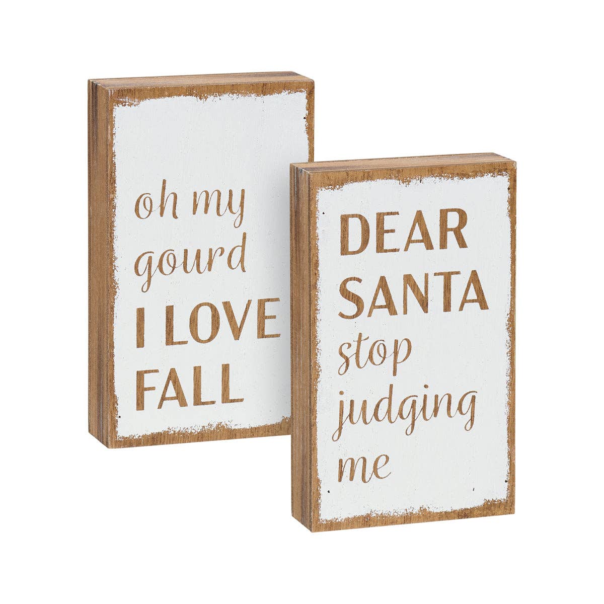 Gourd/Santa Block (Reversible)