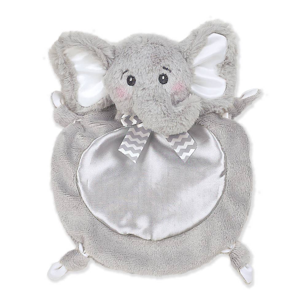 Wee Lil' Spout Gray Elephant Blankie