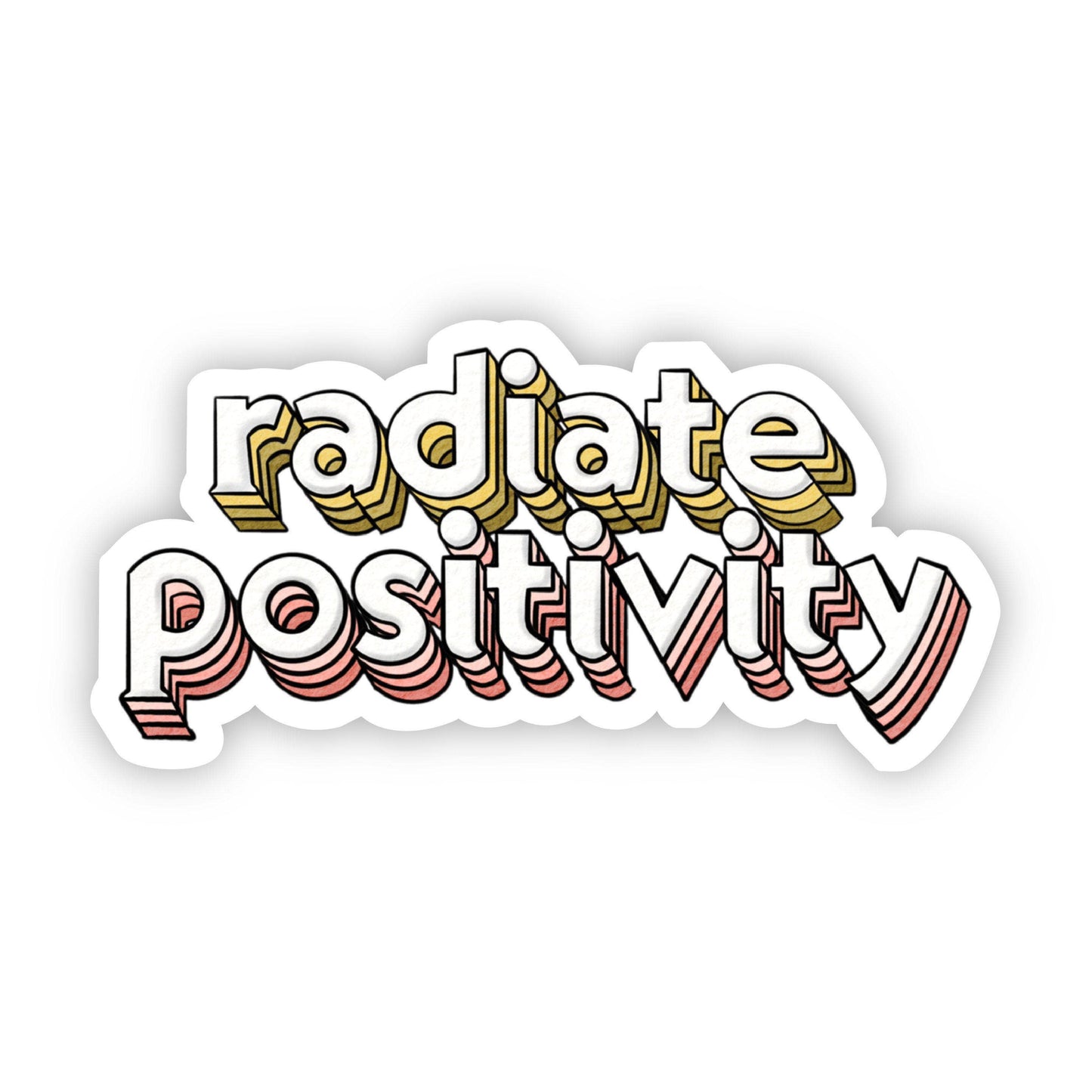 Radiate Positivity Sticker