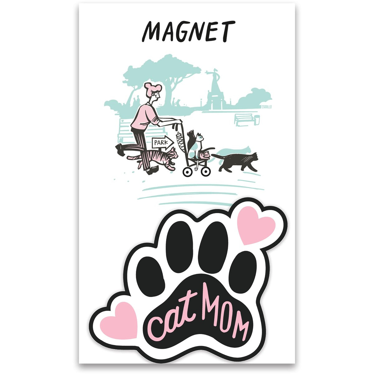 Cat Mom Magnet