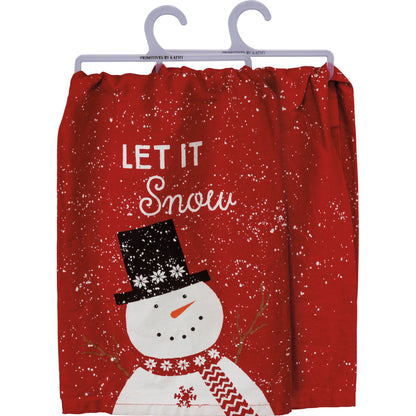 Let It Snow Nordic Kitchen Towel