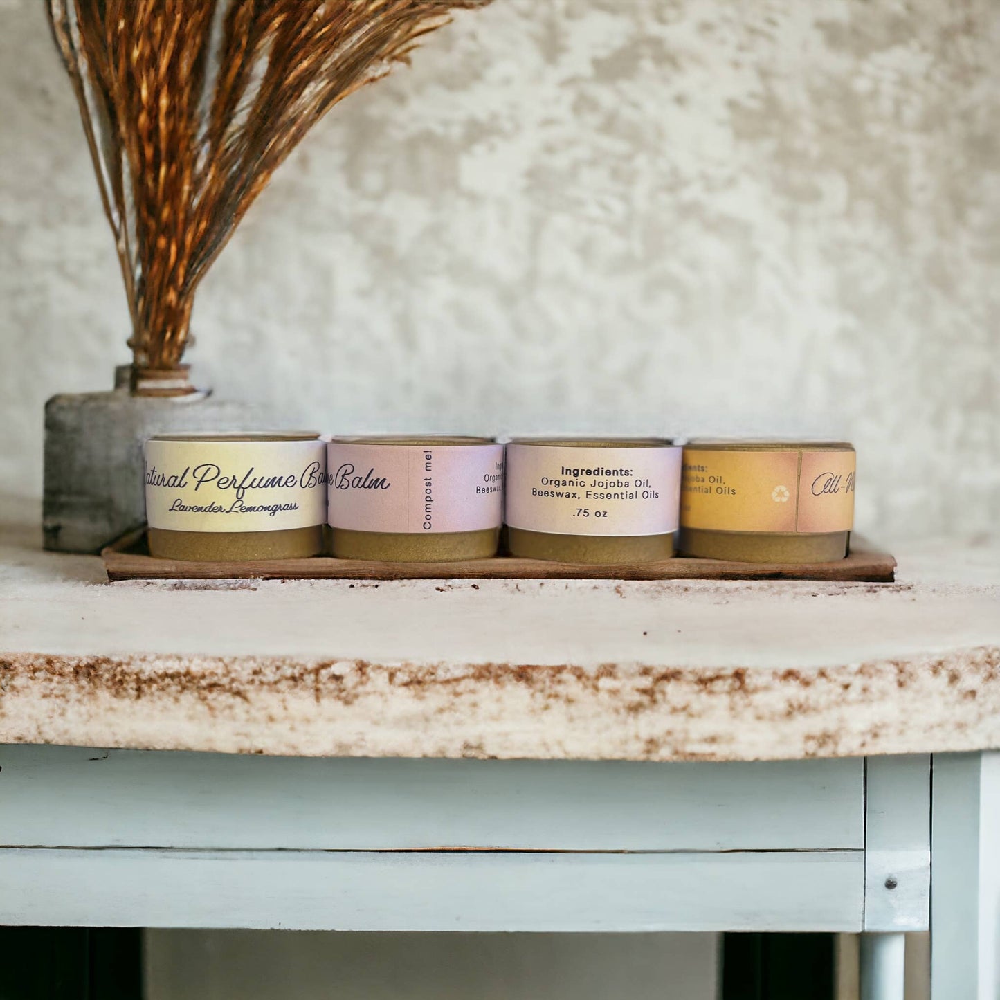 All-Natural Perfume Balms: Lavender Lemongrass