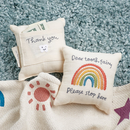 Tooth Fairy Blue Pillow