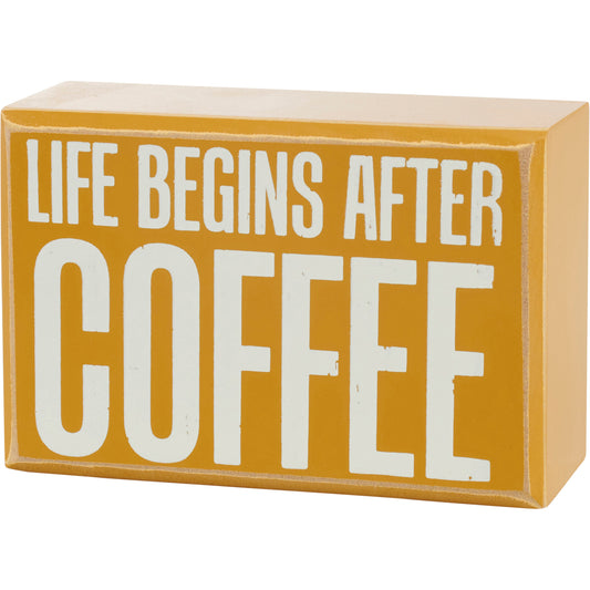 After Coffee Box Sign And Sock Set