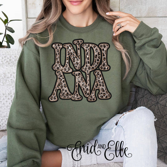 Leopard Indiana Sweatshirt