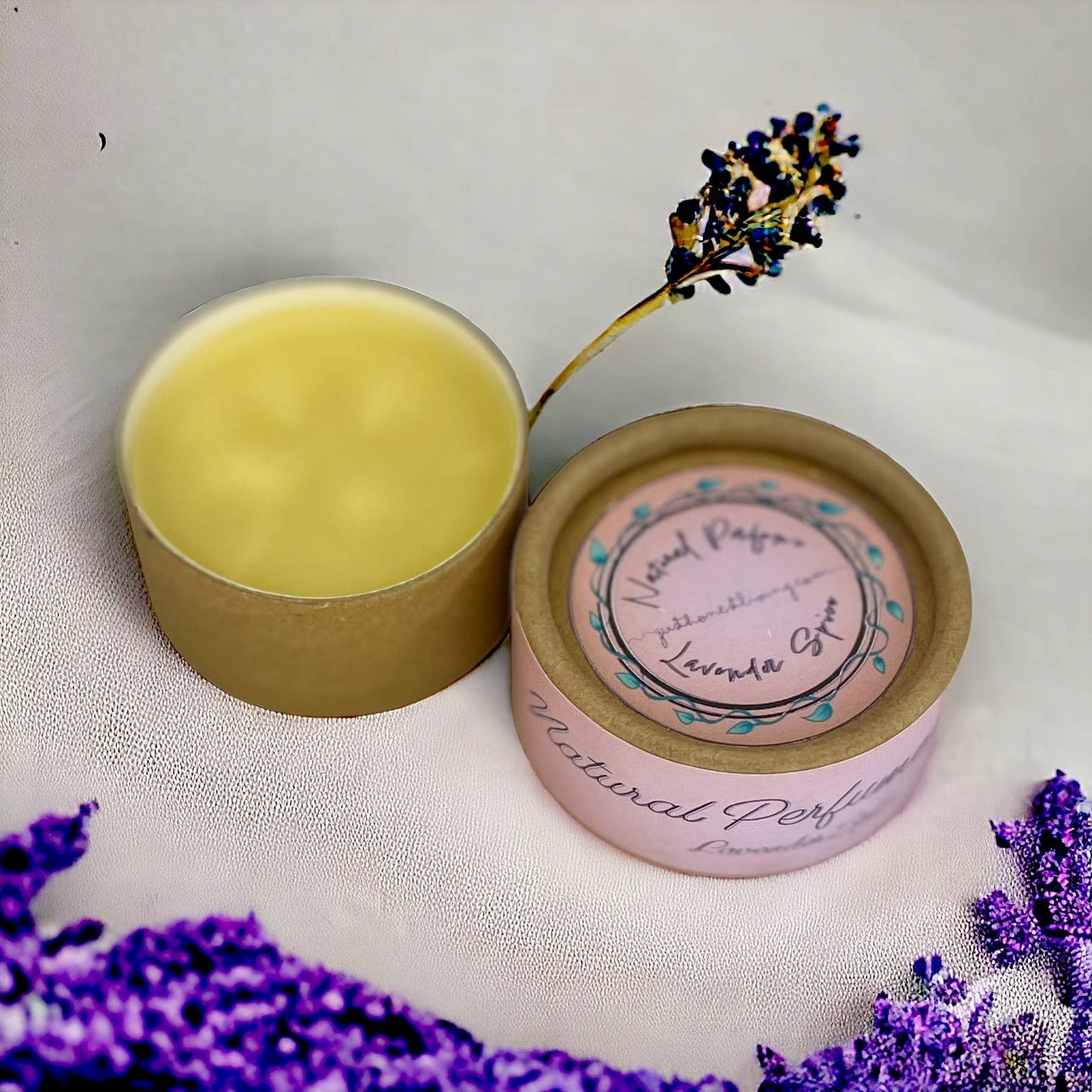 All-Natural Perfume Balms: Lavender Lemongrass