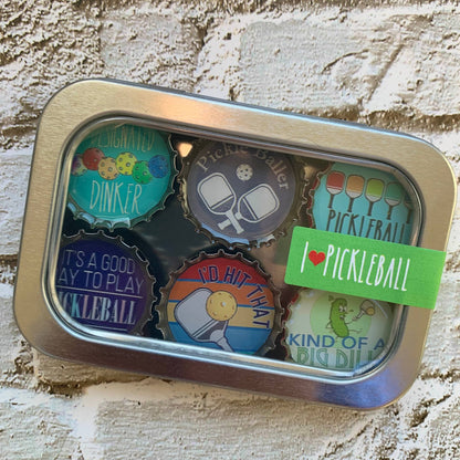 Pickleball Magnets - Spring Decor