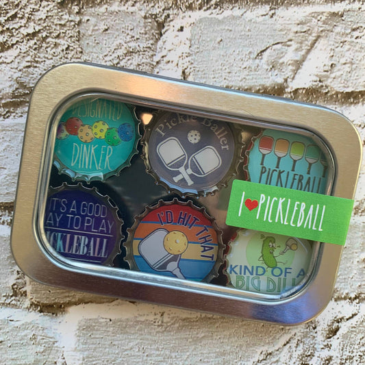 Pickleball Magnets - Spring Decor