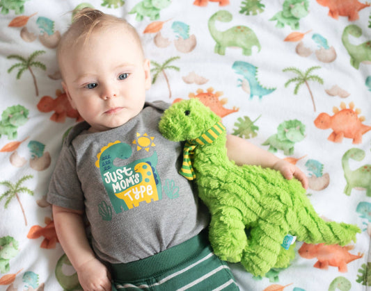 Premium Baby & Toddler Minky Blanket - Dinosaurs