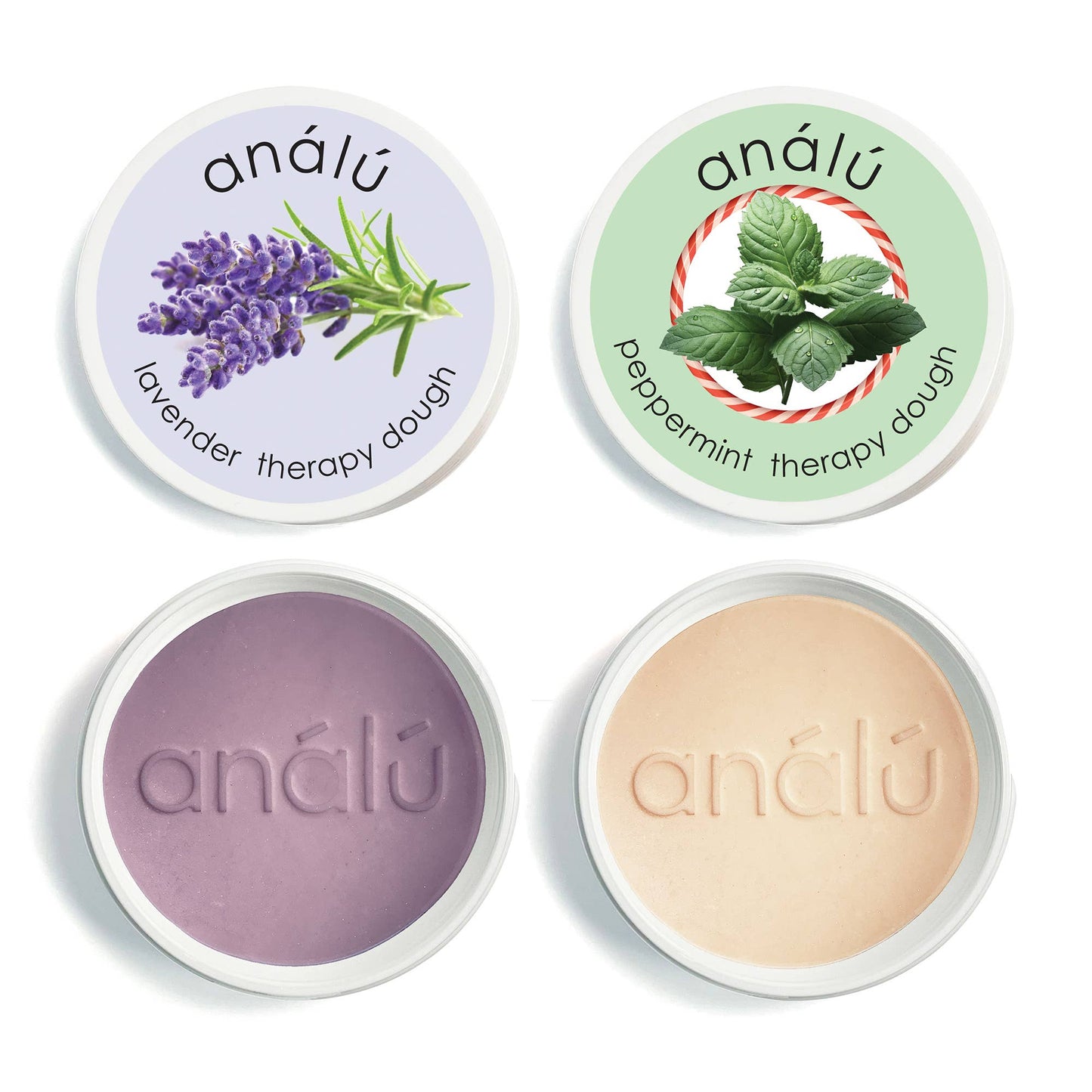 Analu therapy dough  - case: 3 lav-3 ora-3 lem-3 pep w/display
