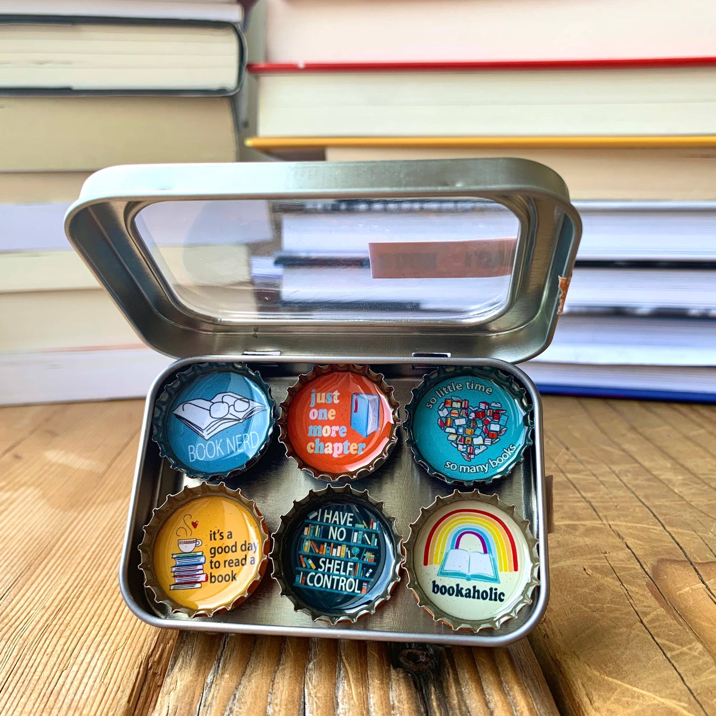 Book Lover Magnets - Fall decor - Back to school decor