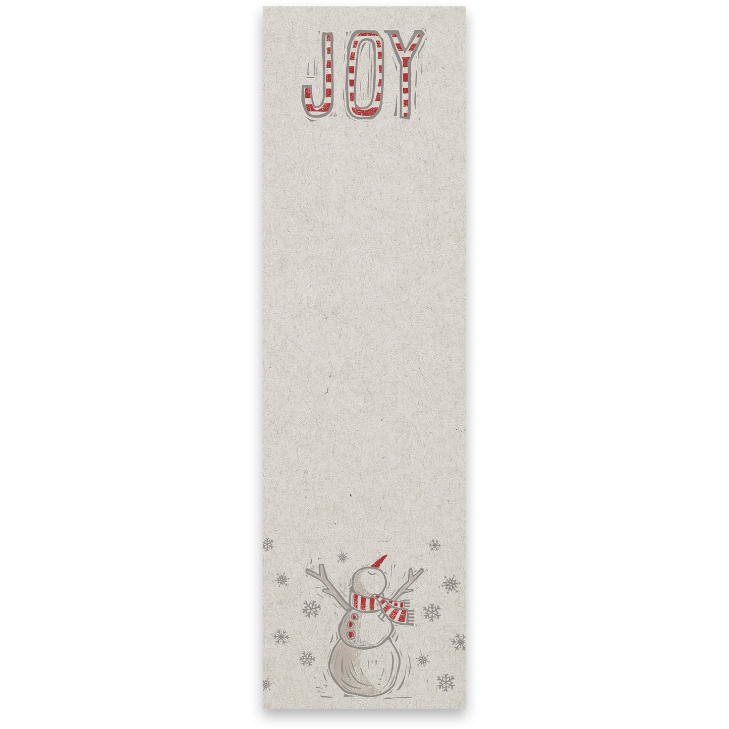 Joy Snowman List Pad