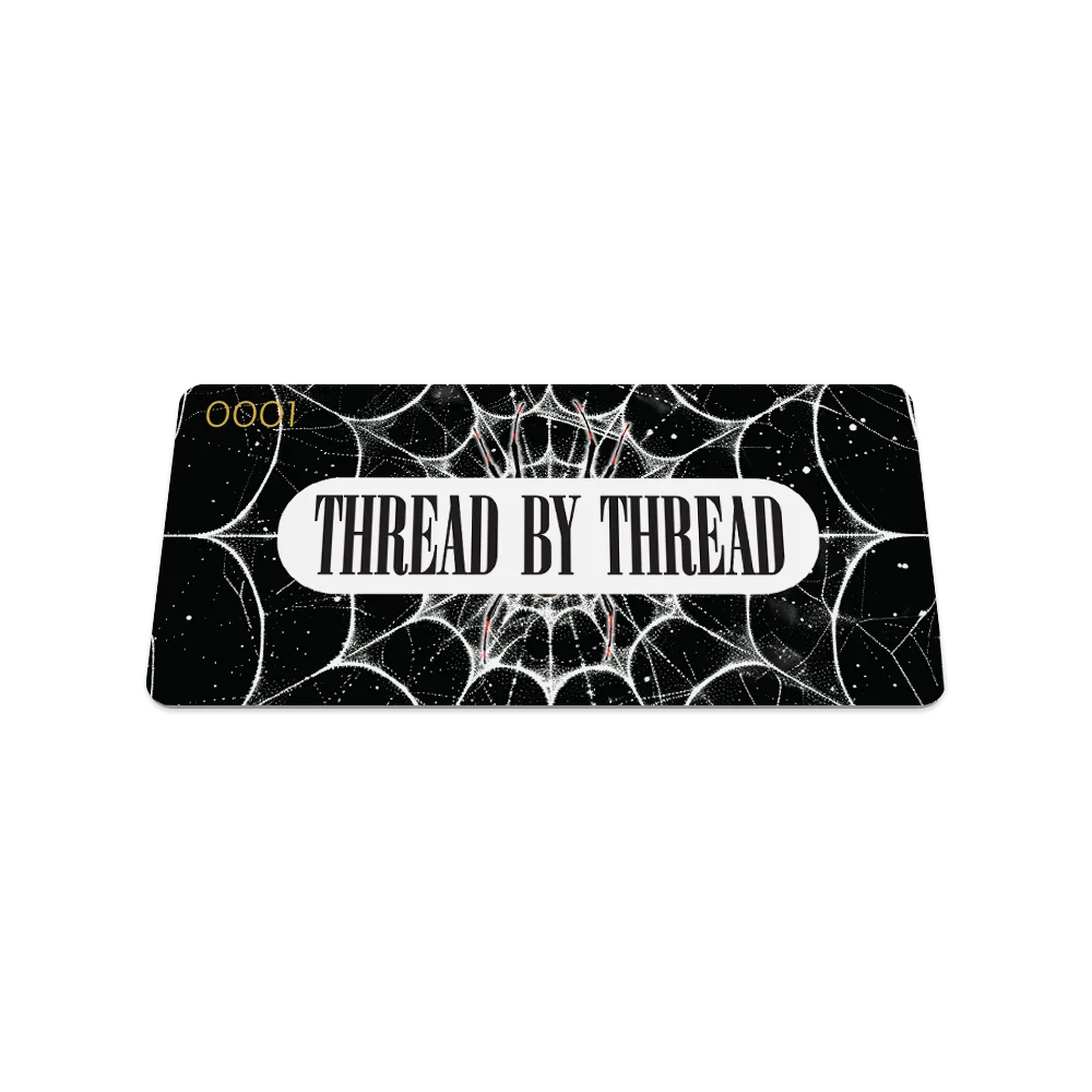 Thread By Thread Spider Web Halloween Bracelet: Medium