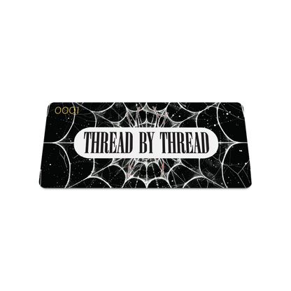 Thread By Thread Spider Web Halloween Bracelet: Medium