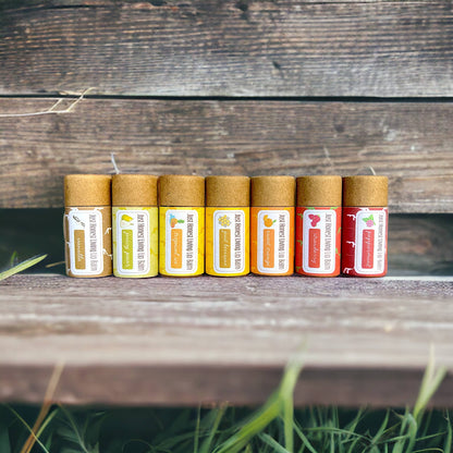 Compostable Lip Balms: Tropical Ice / Small/Short