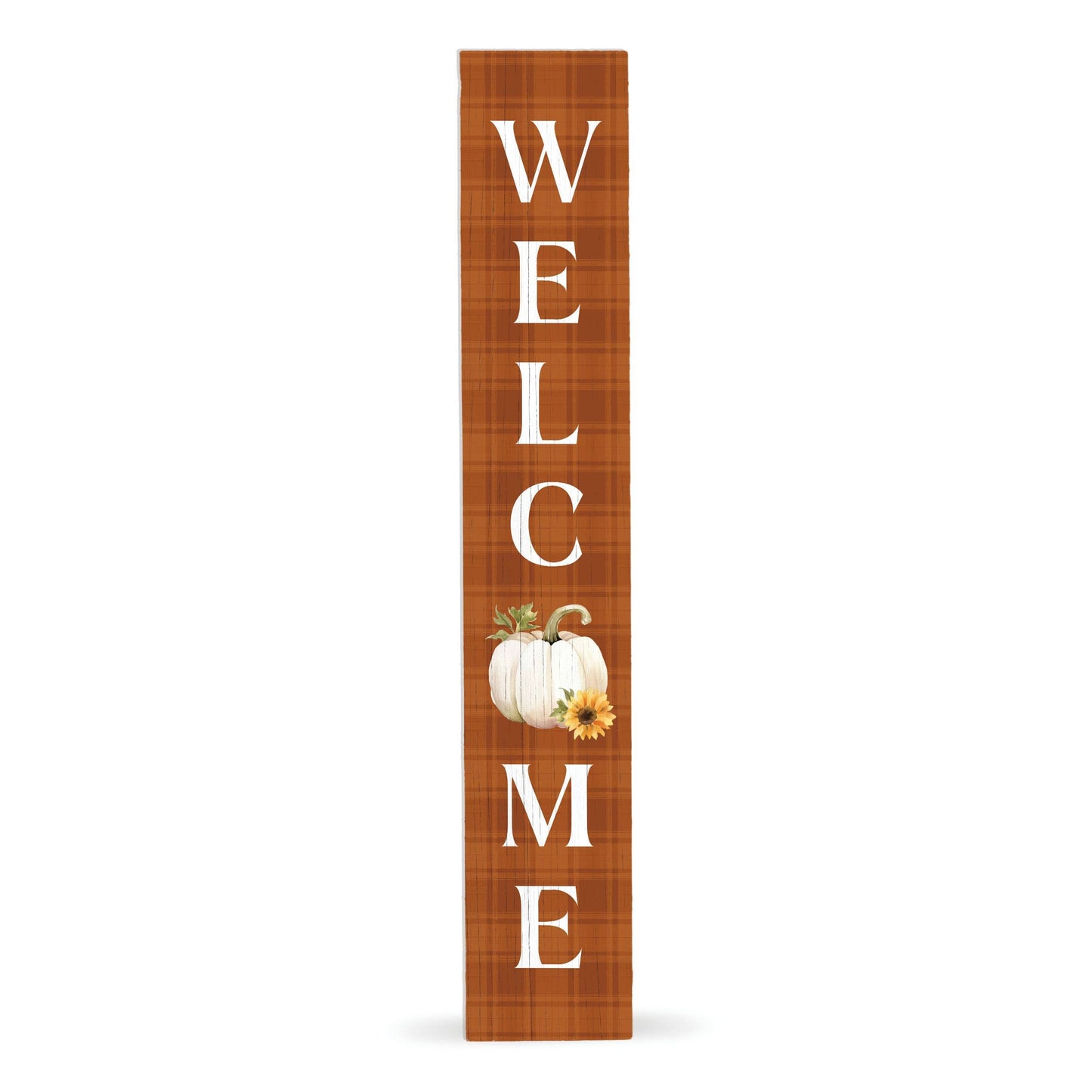 Pumpkin Welcome Porch Leaner