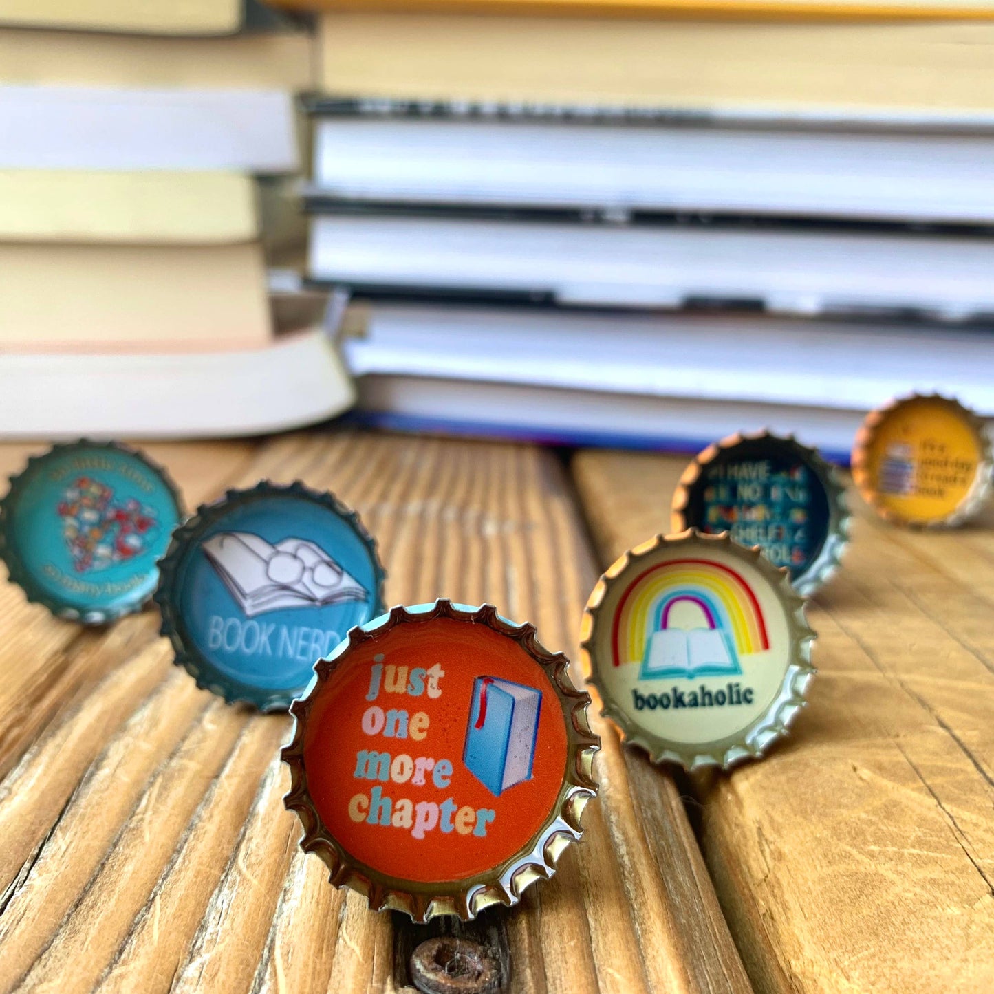 Book Lover Magnets - Fall decor - Back to school decor