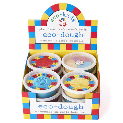 Eco-dough - assorted singles - case: With display