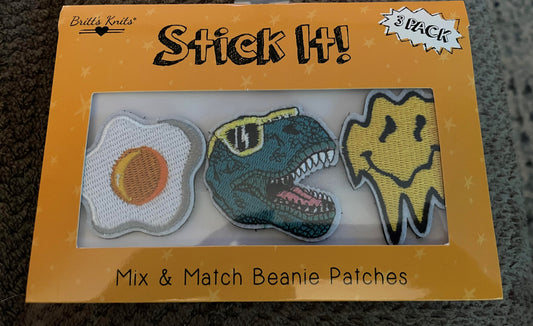 Stick It Patches - Egg, Dinosaur, Smiley
