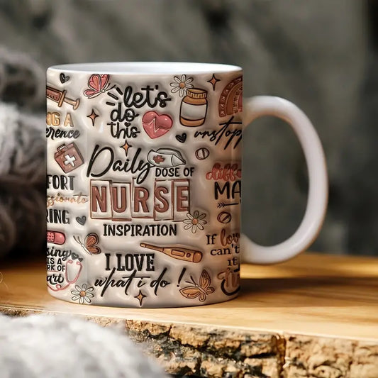Vintage Nurse Coffee Mug - White