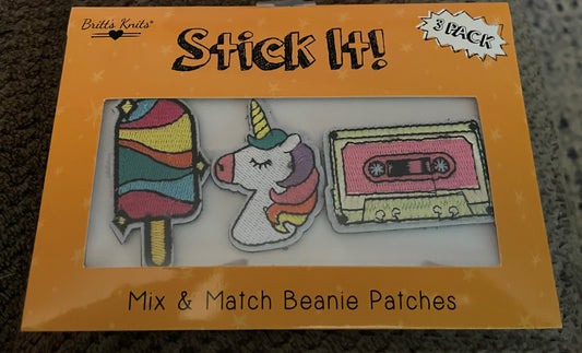 Stick It Patches - Popsicle, Unicorn, Cassette Tape
