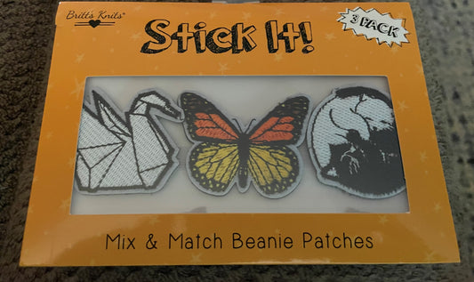 Stick It Patches - Swan, Butterfly, Ying/Yang Cats