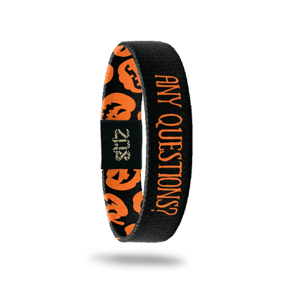 Any Questions? Pumpkin Elastic Bracelet: Medium