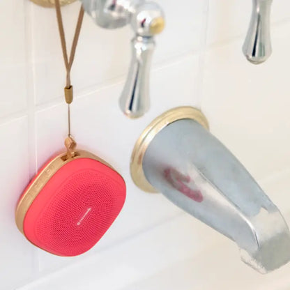 Tune Tag-Along Splash Proof Speaker - Gold and Pink