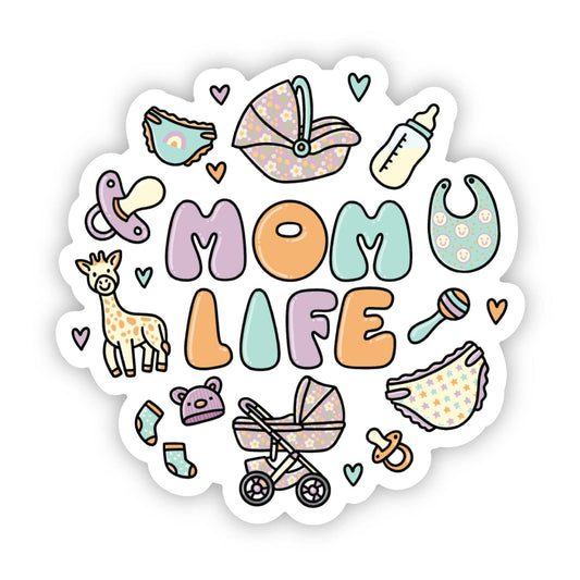 "Mom Life" Modern Mom Sticker